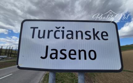 Predaj slnečného pozemku na začiatku obce Turčianske Jaseno
