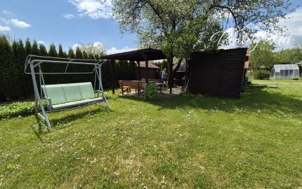 Exkluzívne na predaj záhrada s chatkou v Turčianskom Michale