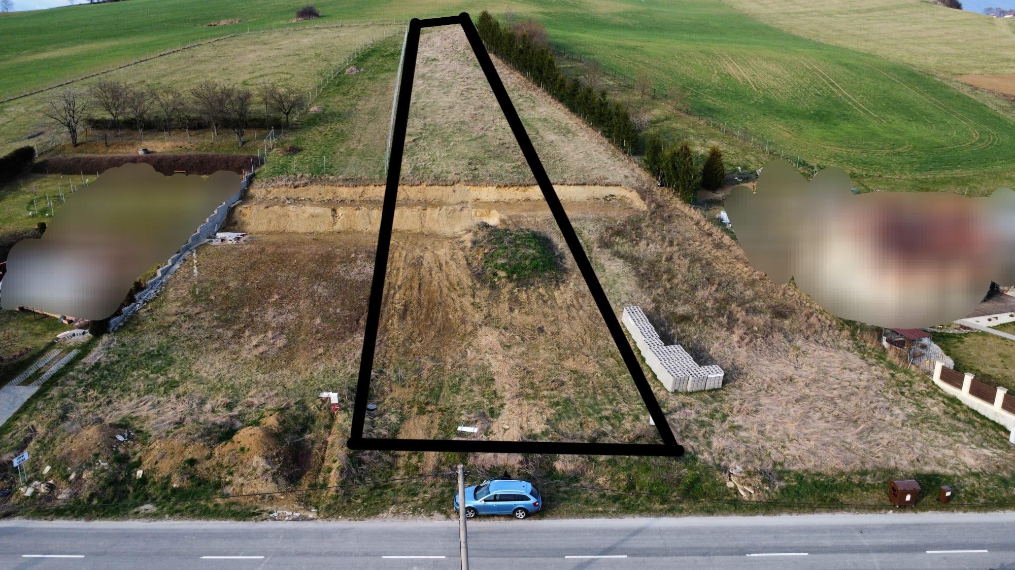 Predaj slnečného pozemku na začiatku obce Turčianske Jaseno